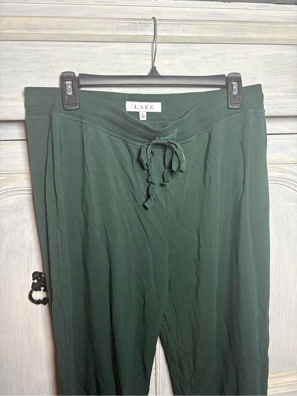 Lake Modal Relax Pants Conifer Green Lounge Cozy Buttery Soft Wide Leg - Picture 6 of 10